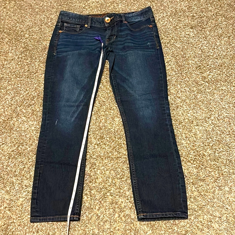 Express Cropped Jean Legging ultra low